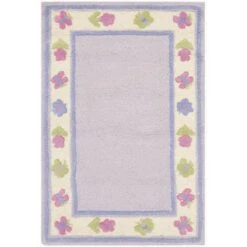 Safavieh 2 X 3 Ft. Accent Novelty Kids Lavender And Multicolor Hand Tufted Rug