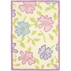 Safavieh 2 X 3 Ft. Accent Novelty Kids Ivory And Pink Hand Tufted Rug