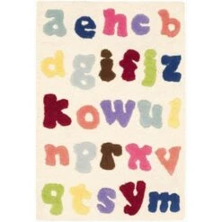 Safavieh 2 X 3 Ft. Accent Novelty Kids Ivory And Multicolor Hand Tufted Rug