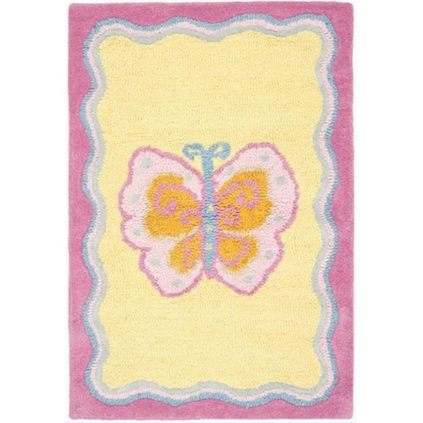 Safavieh 4 X 4 Ft. Round Novelty Kids Multicolor And Pink Hand Tufted Rug 1 Safavieh 4 X 4 Ft. Round Novelty Kids Multicolor And Pink Hand Tufted Rug