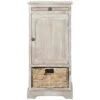 Safavieh Raven Tall Storage Unit- Vintage White - 34.3 X 13 X 15.7 In.