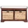 Safavieh Freddy Storage Bench- Cherry - 19.9 X 16.1 X 33.5 In.