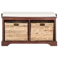 Safavieh Freddy Storage Bench- Cherry - 19.9 X 16.1 X 33.5 In.