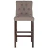 Safavieh Norah Barstool- Dark Taupe - 44 X 20 X 19 In.