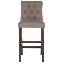Safavieh Norah Barstool- Dark Taupe - 44 X 20 X 19 In.
