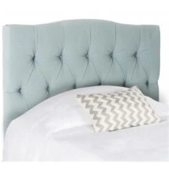 Safavieh Axel Tufted Headboard- Sky Blue - 53.9 X 4.7 X 42.1 In.