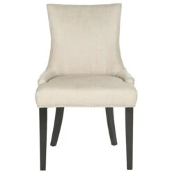 Safavieh Lester Dining Chair- Antique Gold - 36.4 X 24.8 X 22 In.