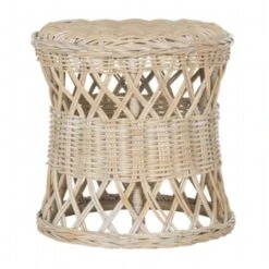 Safavieh Desta Round Table, Natural - 19.6 X 19.6 X 19.6 In.