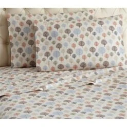 Shavel MFNSSQNTRE Micro Flannel Trees Queen Sheet Set