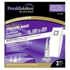 Elco Laboratories 70306 Panasonic U Style Vacuum Bag; 3 Pack