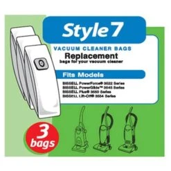 Bissell 32120 Bissell 7 Vacum Bag; 3 Pack