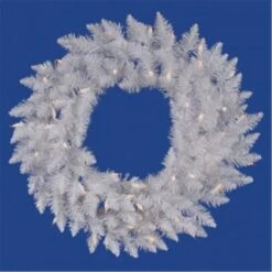 72 In. Sparkle White Wreath 200LED Wht