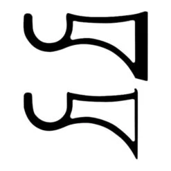 Village Wrought Iron CUR-BRAC-1 Pair Of Curtain Brackets