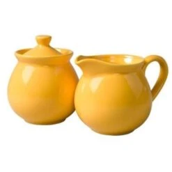 Waechtersbach 77CMSG6015 Creamer-Sugar Set Fun Factory Buttercup