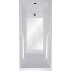 VersaTraction's Kahuna Grip Bathmat - Palm Frond White