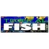 TROPICAL FISH BANNER SIGN Fishes Saltwater Signs Aquarium Supplies Water