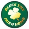 Corrugated Plastic Sign With Stakes 16in Circular-Bless This Irish Home