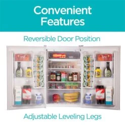 Black & Decker Compact Refrigerator Energy Star Single Door Mini Fridge With Freezer, 4.3 Cubic Ft., White 11 Black & Decker Compact Refrigerator Energy Star Single Door Mini Fridge With Freezer, 4.3 Cubic Ft., White -Zoro Tools Shop W20APPLIANCE20LLC BCRK43Wxx20Mainxx20Imagesxx06xx391374