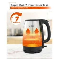 1.7L Cordless Stainless Steel Kettle -Zoro Tools Shop W20APPLIANCE20LLC CHK17M3SSxxDxx275960