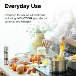 10-Piece Tri-ply Stainless Steel Pots And Pans Cookware Set, Silver -Zoro Tools Shop W20APPLIANCE20LLC CHxxSSCO6xxMainxx20Imageryxx2xxEVERYDAYxx20USExx9d971c