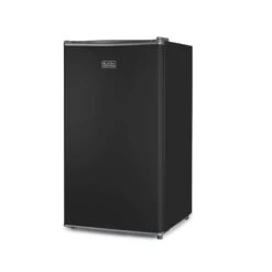 Black & Decker Compact Refrigerator Energy Star Single Door Mini Fridge With Freezer, 3.2 Cubic Feet, Black