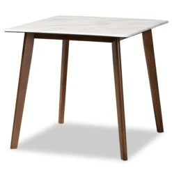 Baxton Studio Richmond Mid-Century Light Beige Fabric And Walnut Brown Finished Wood 5-PC Dining Set -Zoro Tools Shop Wholesale20Interiors20Inc 10815xx11082xx3xx301a55