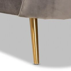 Baxton Studio Kailyn Glam And Luxe Grey Velvet Fabric And Gold Finished Sofa -Zoro Tools Shop Wholesale20Interiors20Inc 11024xx6xx31c816