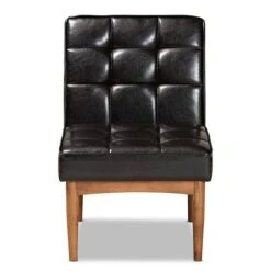 Baxton Studio Sanford Mid-Century Modern Dark Brown Faux Leather And Walnut Brown Finished Wood Dining Chair 11 Baxton Studio Sanford Mid-Century Modern Dark Brown Faux Leather And Walnut Brown Finished Wood Dining Chair -Zoro Tools Shop Wholesale20Interiors20Inc 11344xx2xxd8a1bc