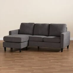 Baxton Studio Miles Modern And Contemporary Grey Fabric Sectional Sofa With Left Facing Chaise -Zoro Tools Shop Wholesale20Interiors20Inc 11553xx5xx6a3d11