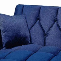 Baxton Studio Galena Contemporary Navy Blue Velvet And Black Metal Sectional Sofa With Right Facing Chaise -Zoro Tools Shop Wholesale20Interiors20Inc 11669xx3xxb4b197