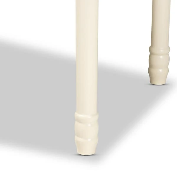 Baxton Studio Mahler Traditional White Finished Wood 1-Drawer Console Table 5 Baxton Studio Mahler Traditional White Finished Wood 1-Drawer Console Table - Image 5