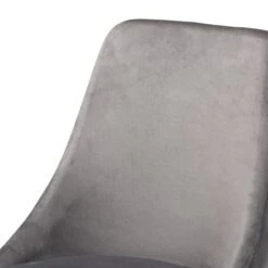 Baxton Studio Giada Glam And Luxe Grey Velvet Fabric And Dark Brown Finished Wood Dining Chair Set2PC -Zoro Tools Shop Wholesale20Interiors20Inc 12382xx4xxc49ab7