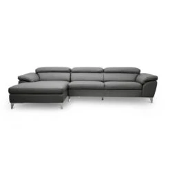 Baxton Studio Voight Gray Modern Sectional Sofa