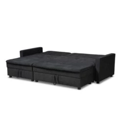 Baxton Studio Noa Dark Grey Left Facing Storage Sectional Sofa With Ottoman -Zoro Tools Shop Wholesale20Interiors20Inc 9496xx3