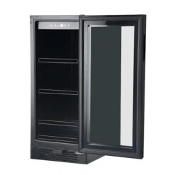 Built-in Black Glass 80-can Capacity 3.4 Cu Ft. Beverage Refrigerator -Zoro Tools Shop Whynter20LLC BBR801BG3