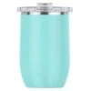 ORCA Vino Series Wine Cup, 12 Oz Capacity, Detached Lid, 188 Stainless SteelCopper, Seafoam, Insulated
