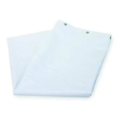 Shower Curtain, Vinyl, Translucent, 42 In W, 72 In L