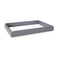 Flat File Cabinet Base, Closed Base, Gray