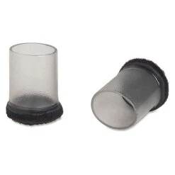 Sleeve Floor Protectors, Clr, 1-1/4", PK8