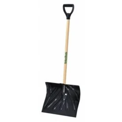 Snow Shovel, Poly Blade Material, 18" Blade Width