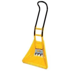 True Temper Snow Shovel, 32 In Aluminum Integrated Mid-Grip Handle, Poly Blade Material, 26 In Blade Width