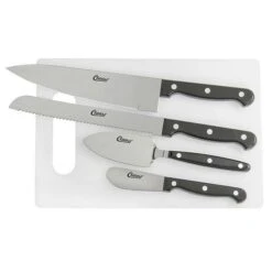Breakroom Knife Set, W/Cutting Board, 5 PC