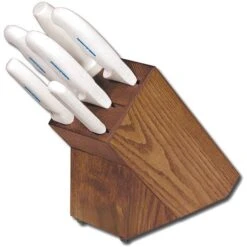 Sofgrip Block Set, White Handles 7 Pc