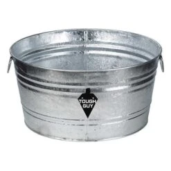 Utility Tub, 9 Gal., Silver