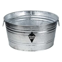 Utility Tub, 35 Gal., Silver