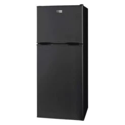 FRIGIDAIRE Top Mount Refrigerator, 9.9 Cu Ft, Black