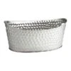 Beverage Tub, Oval, Stainless Steel, 4 Gal.