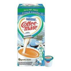 Creamer, French Vanilla, Sugar Free, PK50