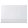 Shades, White, Polyester/Aluminum, 48In W