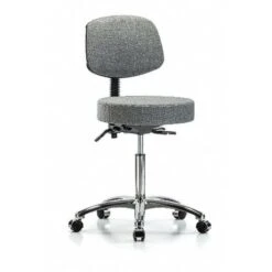 Ben Stool, Med, Fab, Bk Cast, Gry